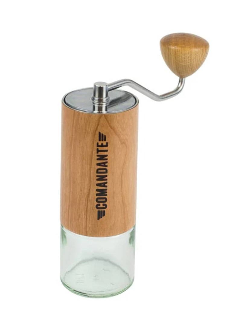 COMANDANTE C40 MK4 | Manual Coffee Grinder I Nitro Burrs I Portable and Compact I American Cherry  - Image 3