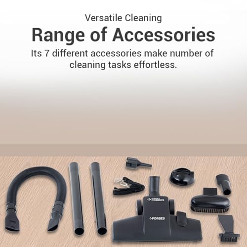 Eureka Forbes Super Clean Handheld Vacuum Cleaner | 800 W | Powerful Suction, Blower Function | 7 Accessories | Car/Home/Sofa |16ft Power Cord|Light Weight|Washable Filter | India’s #1 Vacuum Cleaner* - Image 3