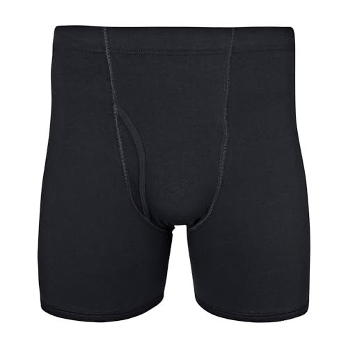 Gildan شورتات داخلية للرجال من جيلدان بحزام خفي، عبوة متعددة، أسود/قرمزي/رمادي (5 قطع)، XX-Large - Image 3