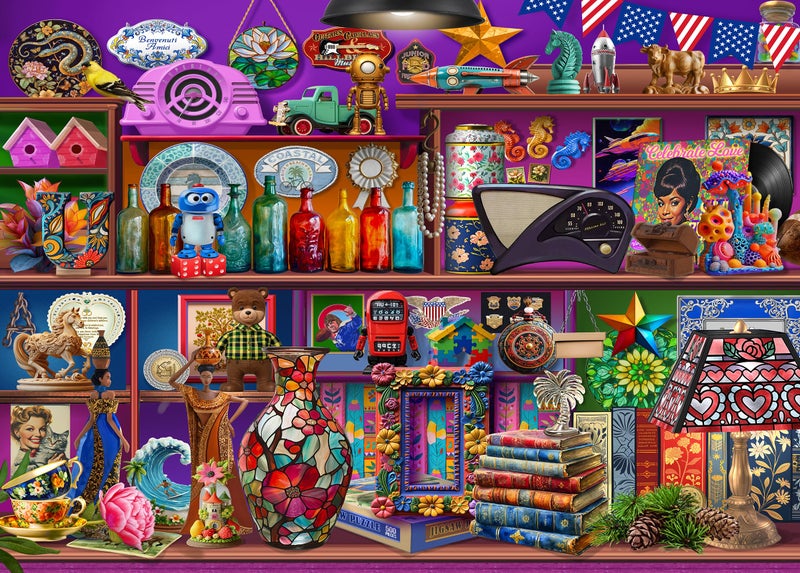 Mulic 500 Piece Puzzles for Adults Collected 2 Licensed by Chris Bigelow Retro Puzzle Back to The Past - Image 3