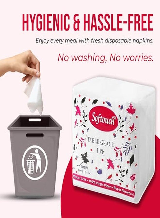 Softouch Tissue Paper Napkins 100 pcs. Each- Set of 4 - Image 3