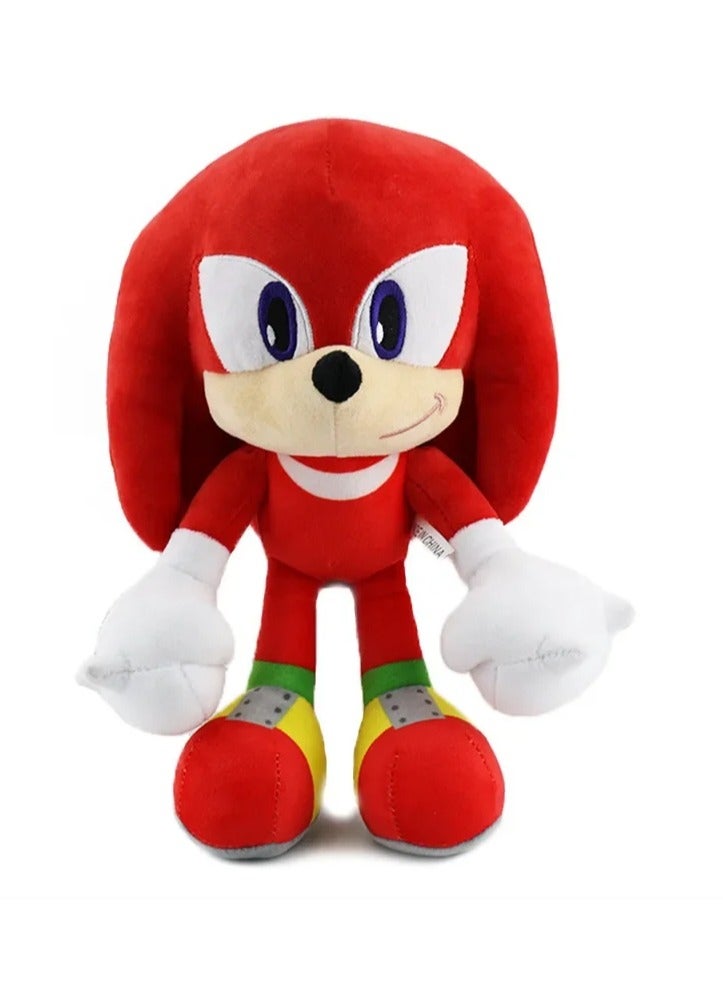 30cm Sonic peluches Plush  hedgehog Amy Rose knuckle tail soft stuffed doll, Red - Image 1