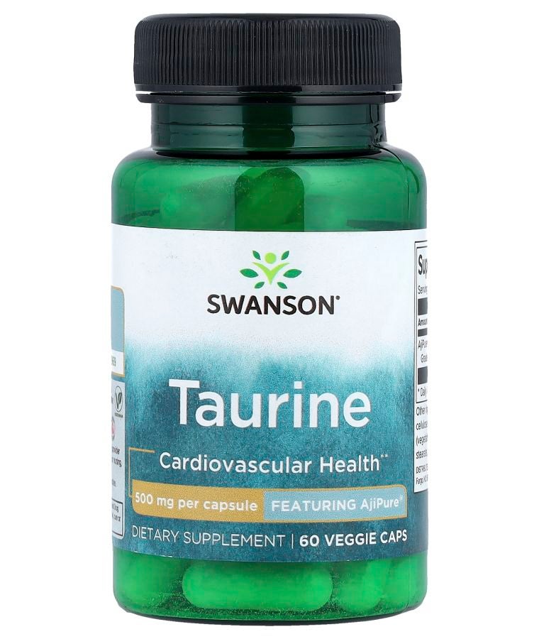 Taurine 500 mg 60 Veggie Caps