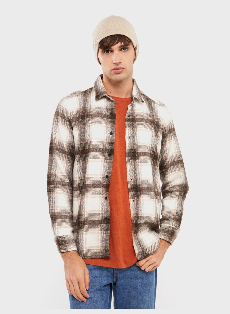 Checked Regular Fit Shirt