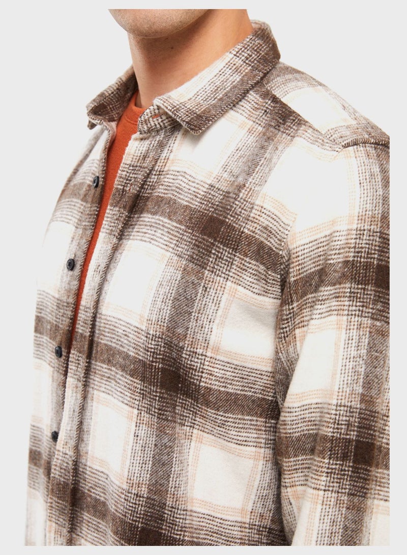 Checked Regular Fit Shirt