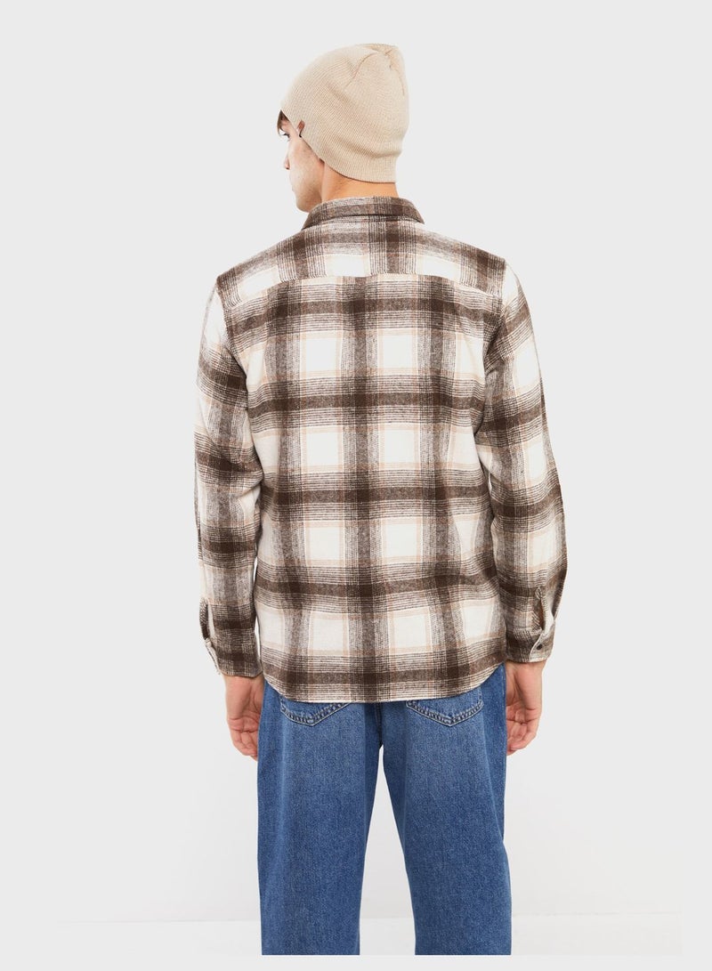 Checked Regular Fit Shirt