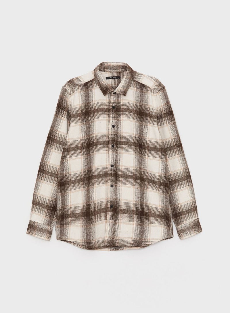 Checked Regular Fit Shirt