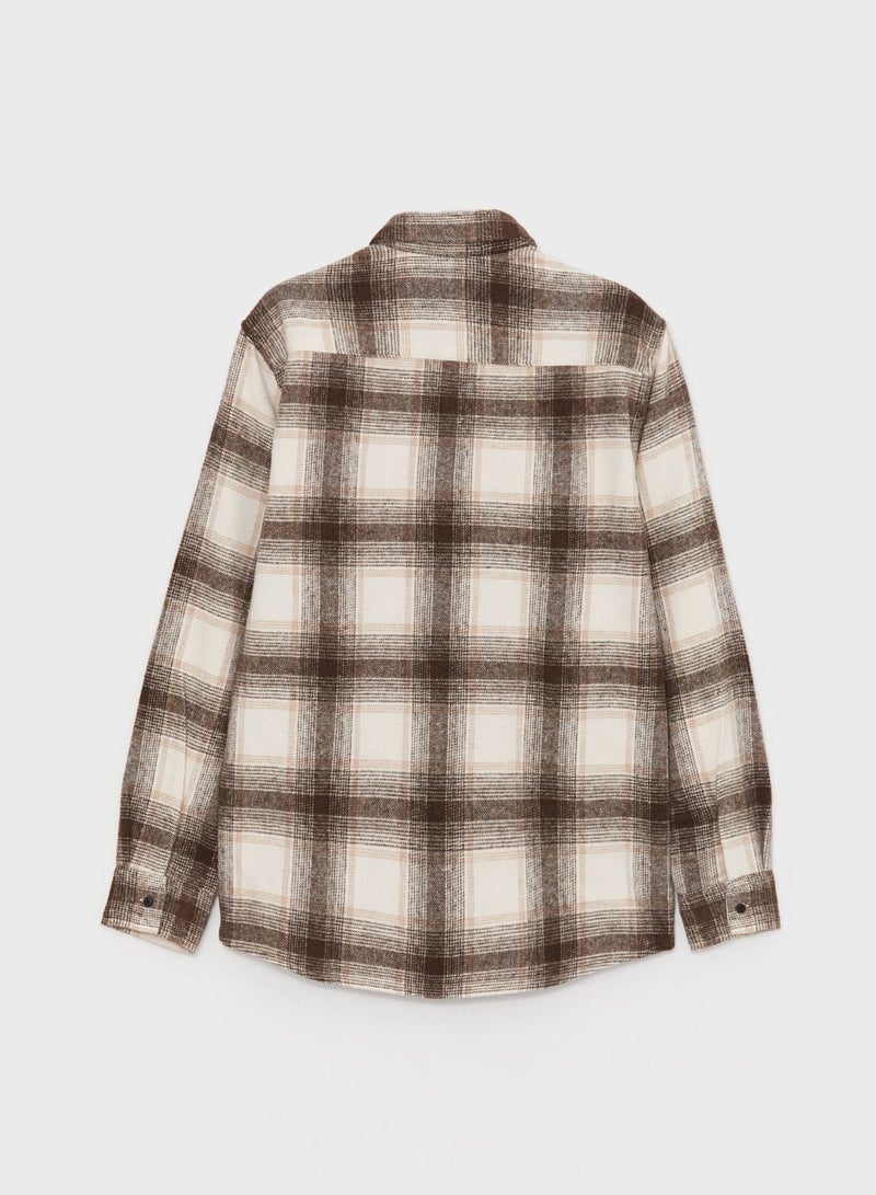 Checked Regular Fit Shirt