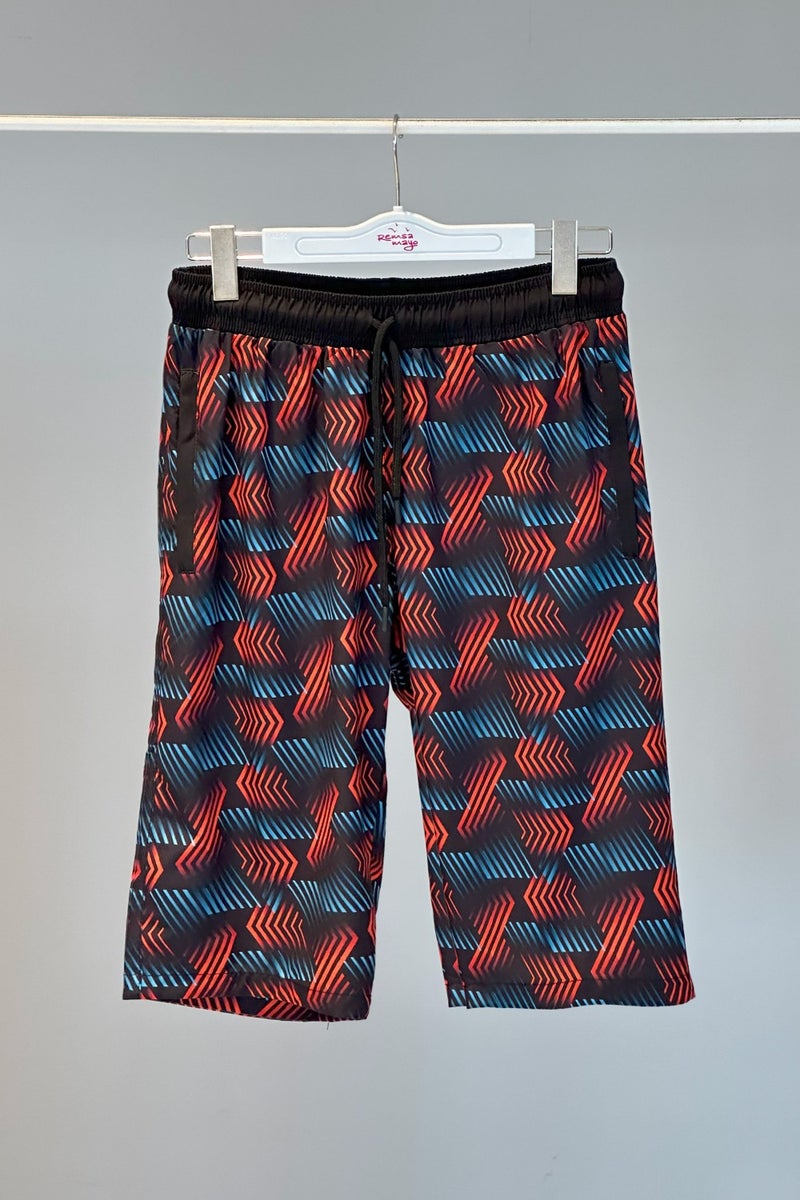 Remsa Mayo Remsa Swimsuit Patterned Men's Shorts Capri Swimsuit Rks-04 - Image 2