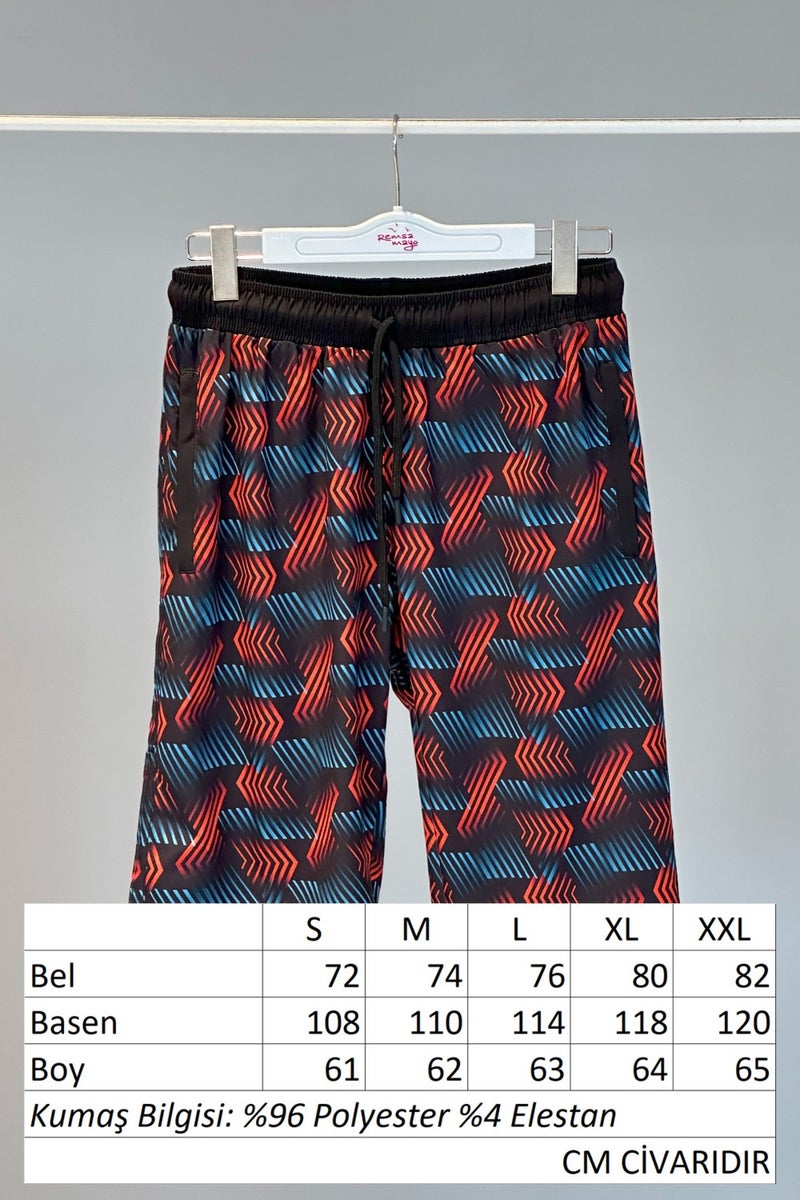 Remsa Mayo Remsa Swimsuit Patterned Men's Shorts Capri Swimsuit Rks-04 - Image 4