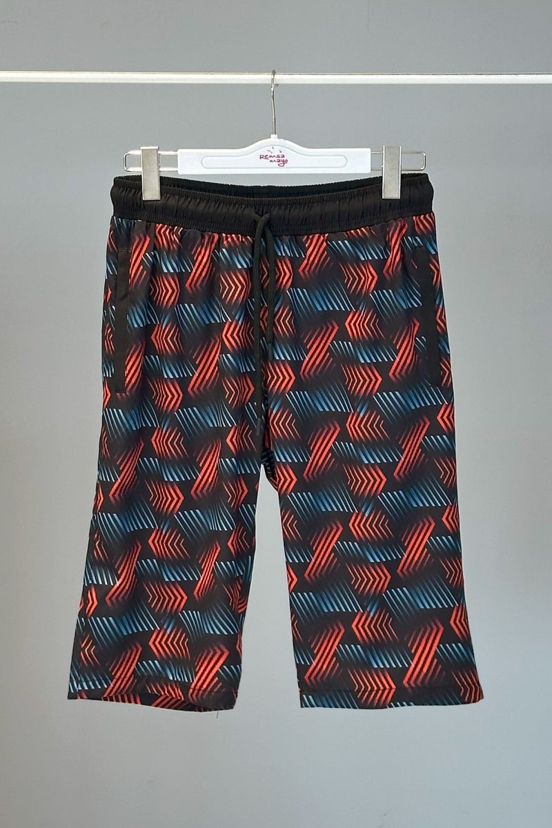Remsa Mayo Remsa Swimsuit Patterned Men's Shorts Capri Swimsuit Rks-04 - Image 3