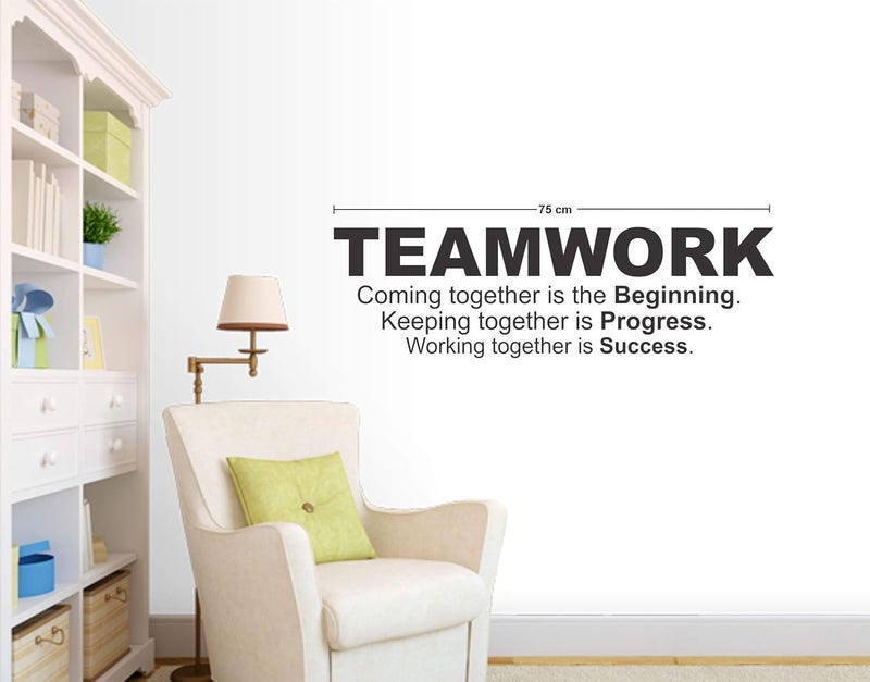 Asmi Collections Teamwork Motivational Wall Sticker - Image 2