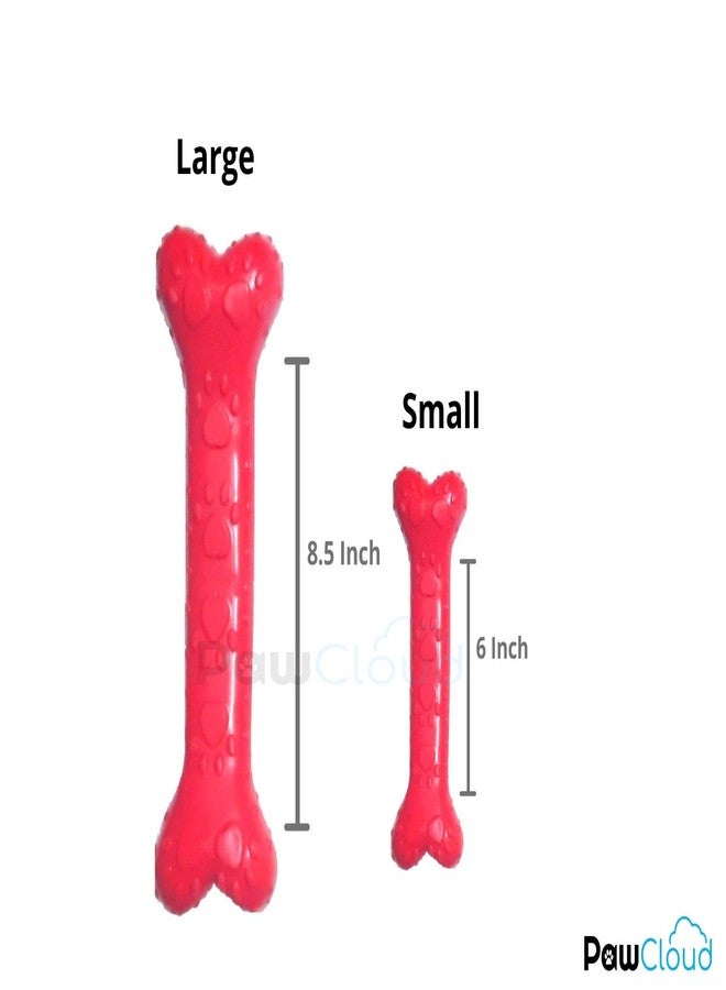 PetWag Rubber Chew Dog Bone Toy, Large - 8.5 inch, Color May Vary - Image 3
