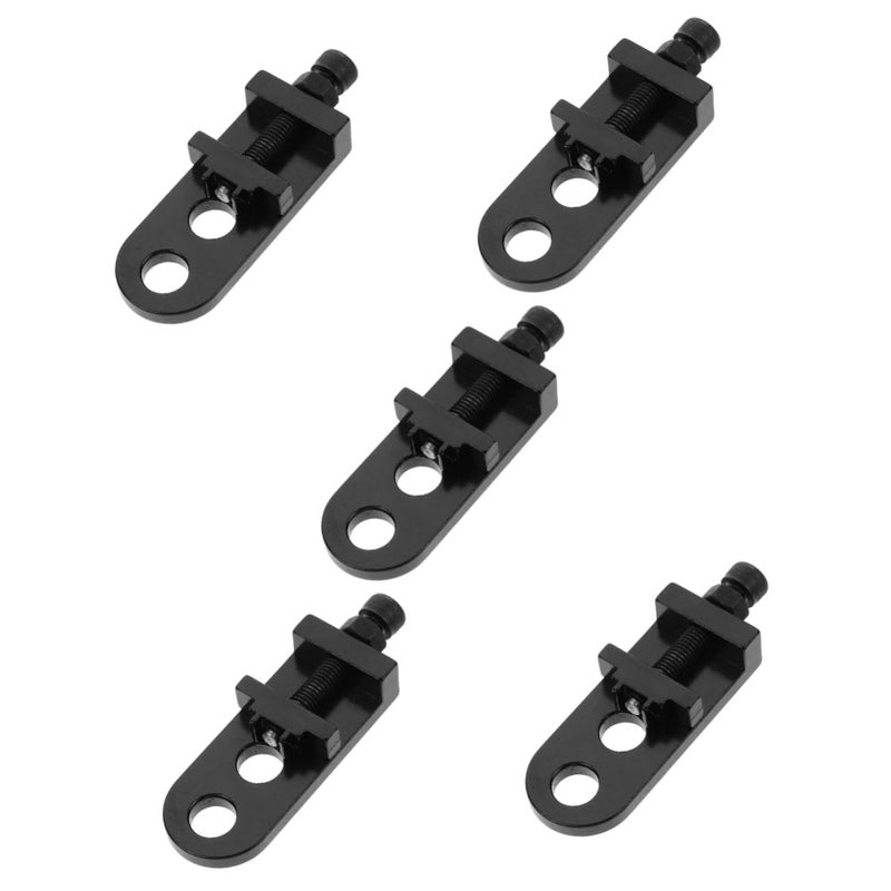 Bike Chain Tensioner Adjustable Black Aluminum Alloy Chain Tool 5 Pack - Image 2