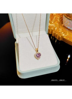 نيبمينينت Fashion All-match Design Sense Online Popular Clavicle Chain Female High Niche Light Luxury Micro Inlaid Zircon Necklace 