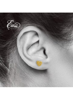 Heart Rib Gold Earrings | Stainless Steel | 18K Gold Plated - pzsku/Z1BF92261EAF2FCE2206FZ/45/_/1735820739/0717decd-6981-47d8-aacb-4d9866ecb7f2