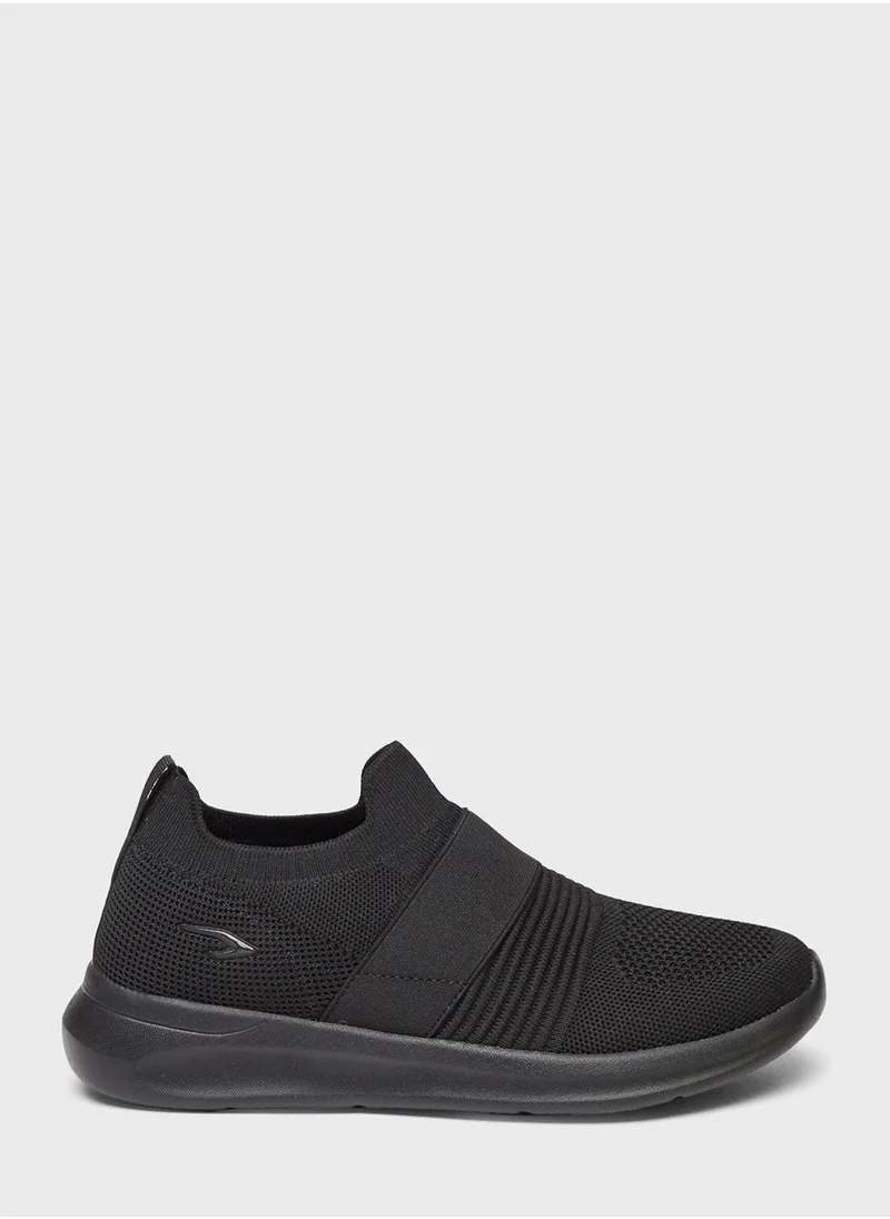 Dash Wide Toe Slip Ons