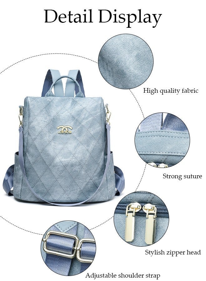 DUNISO Women's Backpack Fashionable Travel Backpack For Women Faux Leather School Backpack Shoulder Bag For College Girls Students - Image 3