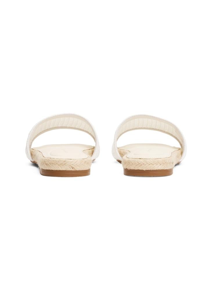 TOMMY HILFIGER Knit Mesh Flat Sandal Espadrille Sandals - Image 4