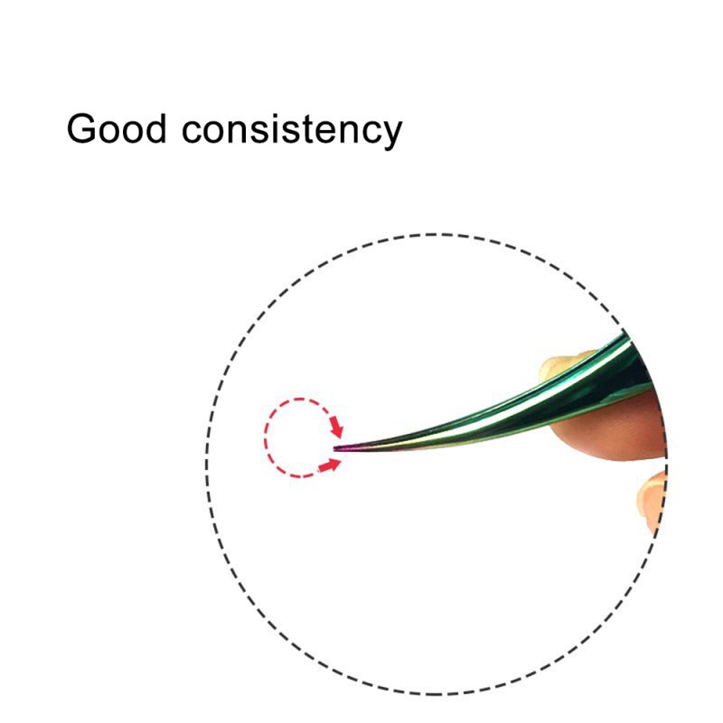 High Precision Eyelash Grafting Tweezers Alloy Material Smoothness - Anti Rust Anti Magnetic Protective Cap for Small Items - Image 4