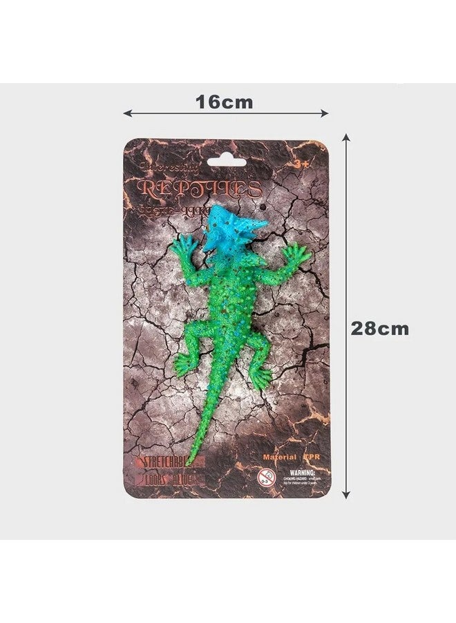 سوبر توي لعبة زواحف رائعة للأطفال، تمثال سحلية أبو بريص واقعي، حيوان مطاطي ذو دم بارد، ألعاب مقالب ناعمة، هدية تعليمية للأولاد والبنات - Image 5