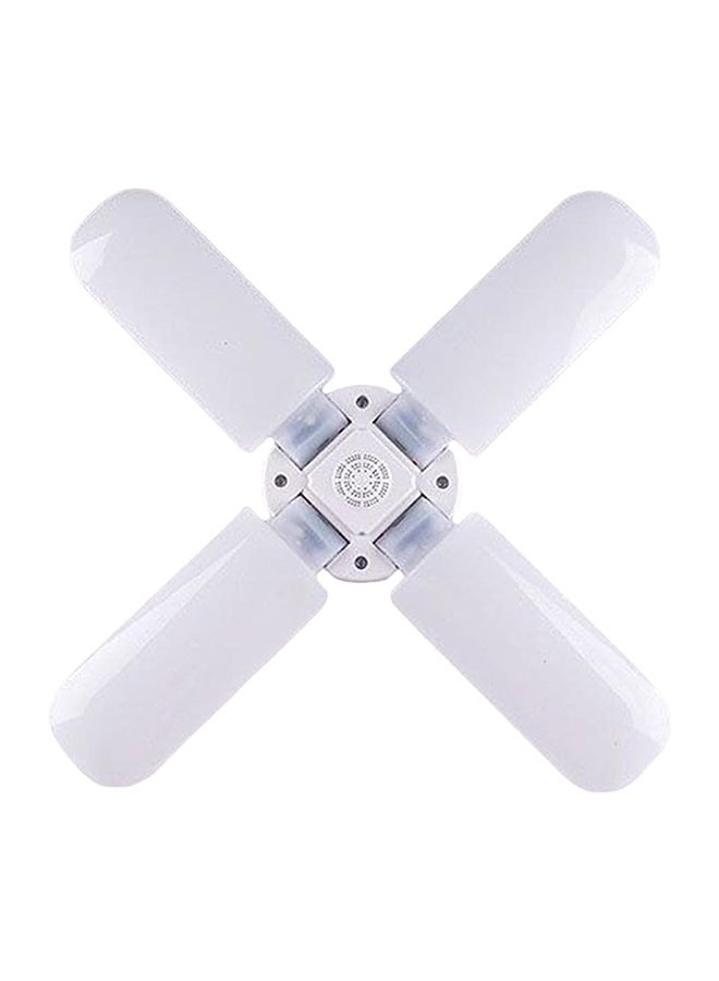 LED Foldable Multiple Leafs Fan Bulb Ceiling Lamp Room Light