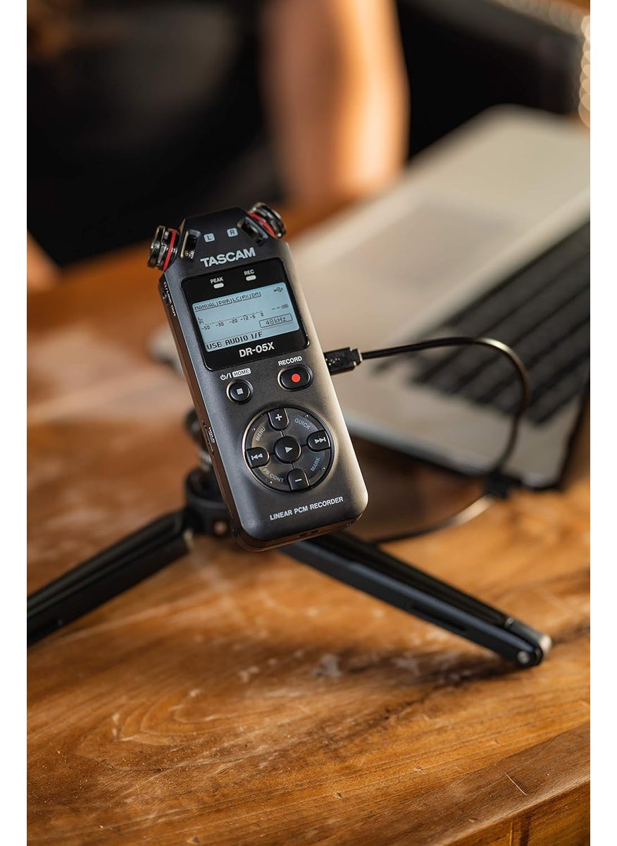 TASCAM TASCAM DR05X Portable Recorder and USB Audio Interface Mehrfarbig  - Image 2