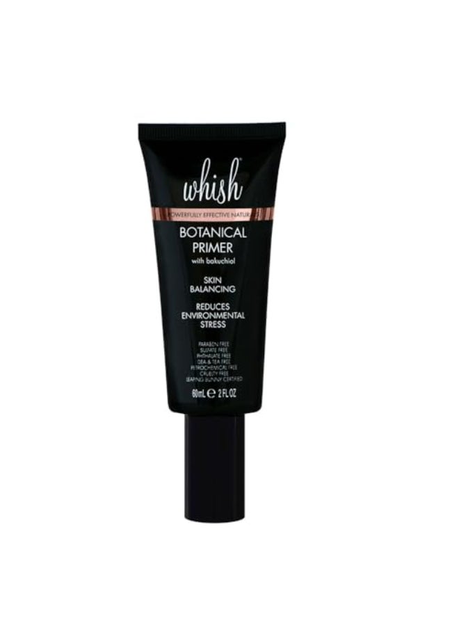 Whish Botanical Primer with Bakuchiol Minimizes Pores Wrinkles Evens Skin Tone With Natural Retinol Alternative Hydrating Makeup Primer For All Skin Types Paraben Sulfate Free 2 oz - Image 1