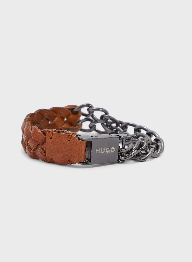 HUGO Logo Single Bracelet