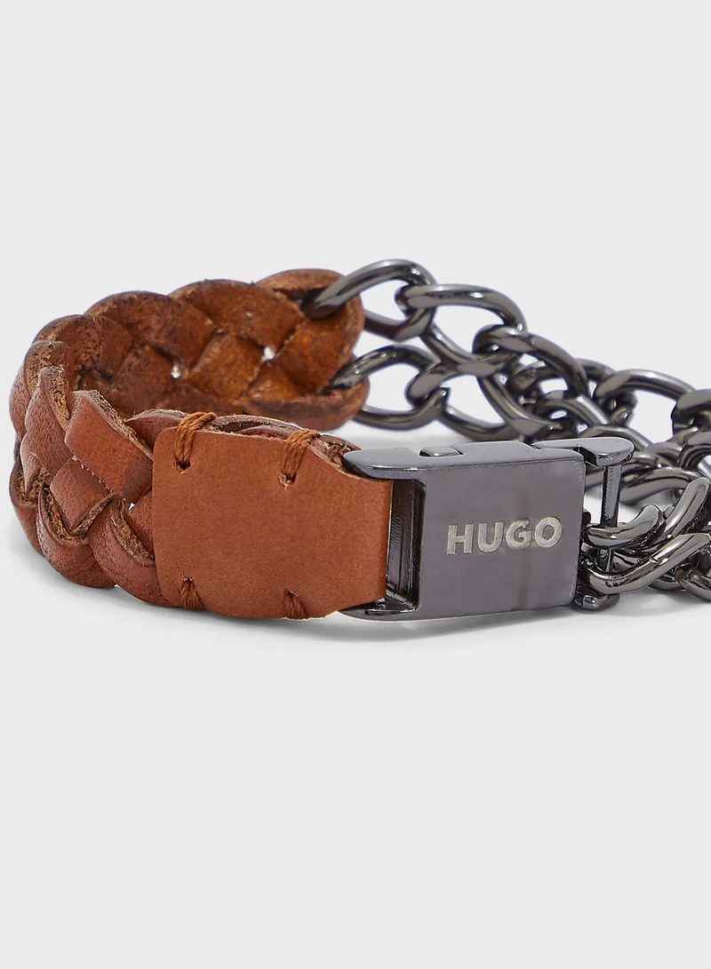 HUGO Logo Single Bracelet