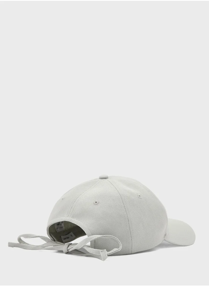 CALVIN KLEIN Metal Lettering Curved Peak Cap