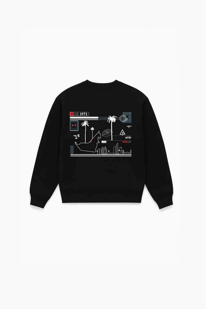 Terribly Real MINI ABU DHABI Verified Black Sweatshirt