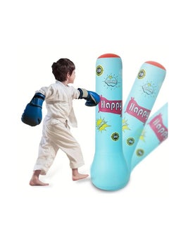 Rally Inflatable Boxing Pole, 120cm Kids Boxing Bag Fitness Inflatable Boxing Bag for Karate, Taekwondo, Kick Speed ​​Training Toys for Stress Relief for Kids and Adults  - Image 1