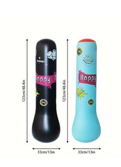 Rally Inflatable Boxing Pole, 120cm Kids Boxing Bag Fitness Inflatable Boxing Bag for Karate, Taekwondo, Kick Speed ​​Training Toys for Stress Relief for Kids and Adults  - Image 3