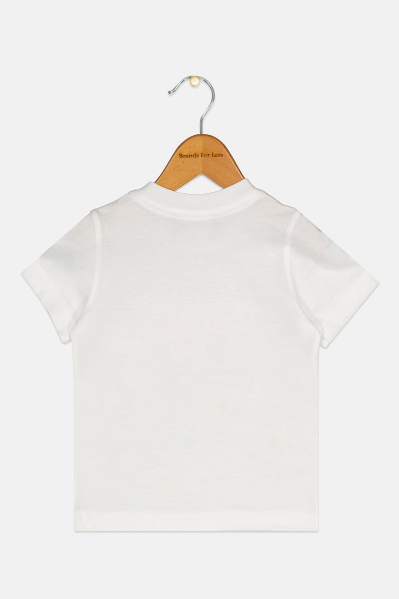 DSQUARED2 Toddlers Girl Brand Logo Short Sleeve Top, White - Image 2