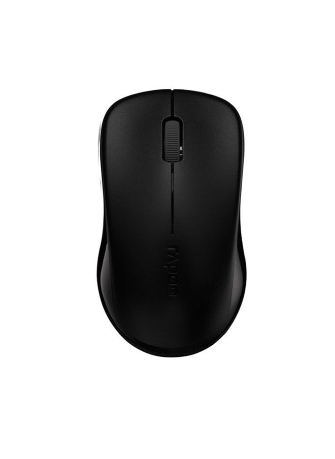NIBEMINENT Rapoo1680 2.4GHz 1000 DPI 3 Buttons Business Office Desktop Computer Notebook Mute Portable Power Saving Wireless Mouse(Black)  - Image 1
