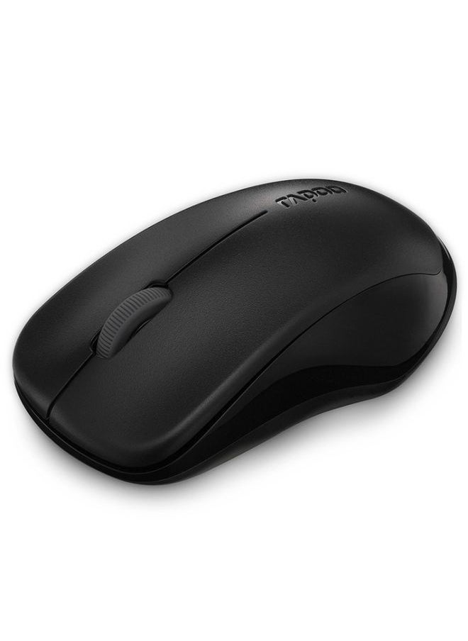 NIBEMINENT Rapoo1680 2.4GHz 1000 DPI 3 Buttons Business Office Desktop Computer Notebook Mute Portable Power Saving Wireless Mouse(Black)  - Image 3