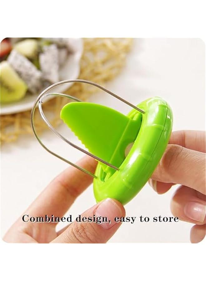 Stainless Steel Kiwi Cutter and Peeler Tool for Kiwi and Dragon Fruit - Image 5
