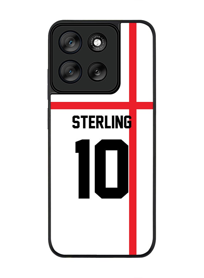 Stylizedd For Motorola Moto G56 Case,Slim fit Camera Protection, Shockproof Thin Phone cover  - Football - England,  Sterling - Image 1
