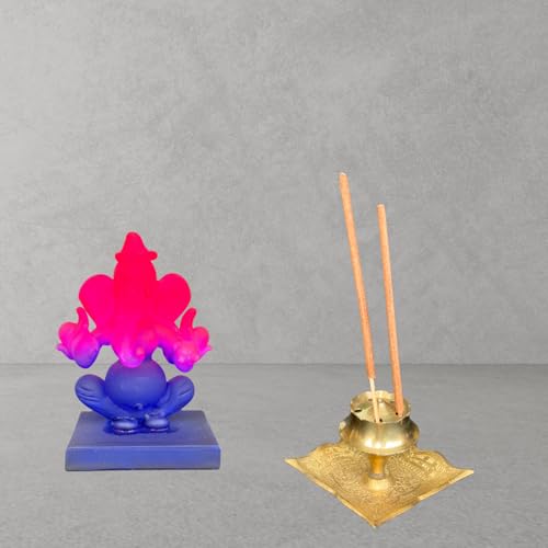 Salvus APP SOLUTIONS Brass Incense Holder with Plate for Pooja Room & Home Decor – Agarbatti Stand with Ash Catcher, Elegant Gold Finish, Durable & Easy to Clean - Image 5