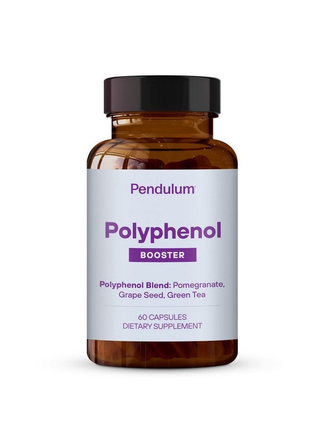 Pendulum Polyphenol Booster, Antioxidant from Superfoods, Beneficial Plant Compounds for Good Health, Helps Boost Akkermansia Muciniphila for Men & Women (60 Capsules, 1-Pack)