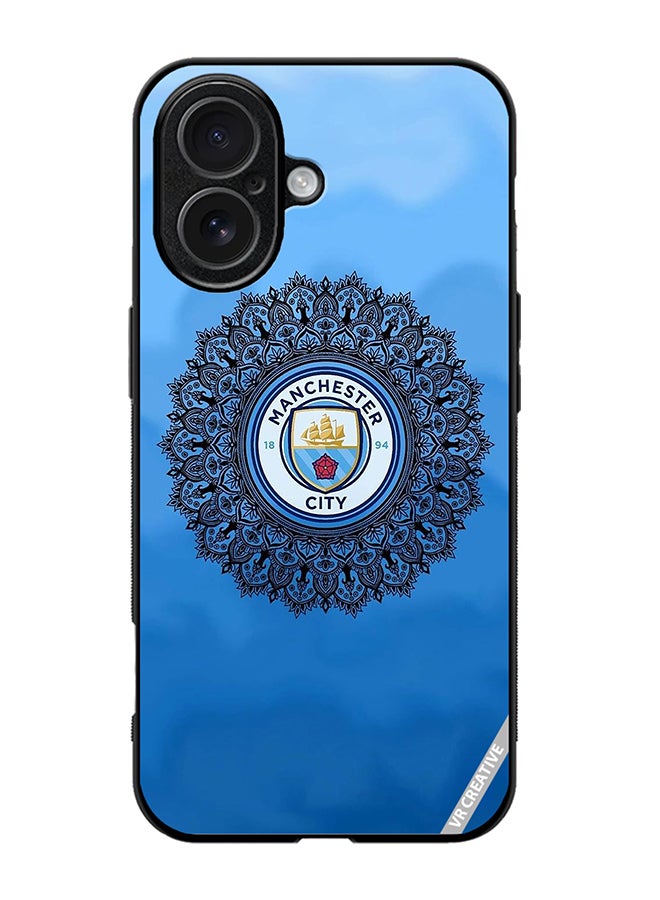 Protective Case Cover For Apple iPhone 17 Manchester City Design Multicolour