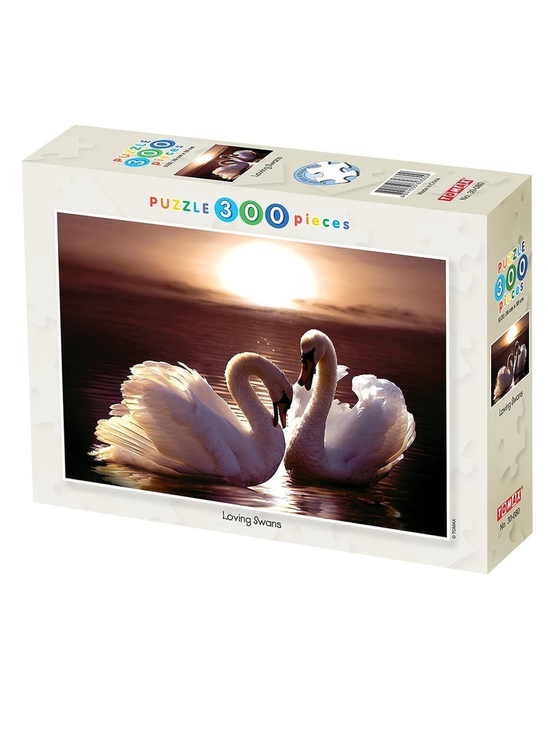 TOMAX Tomax - Loving Swans Puzzle 300 Pieces - 30-080 - Image 1