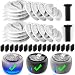Kastty Cat Water Fountain Filter Replacement 35L Cat Water Filter Made of Activated Carbon and PP Cotton16 Pet Water Fountain Filter 16 Pack Replacement Pump with 2 Soundabsorbing CottonL04 - Image 2