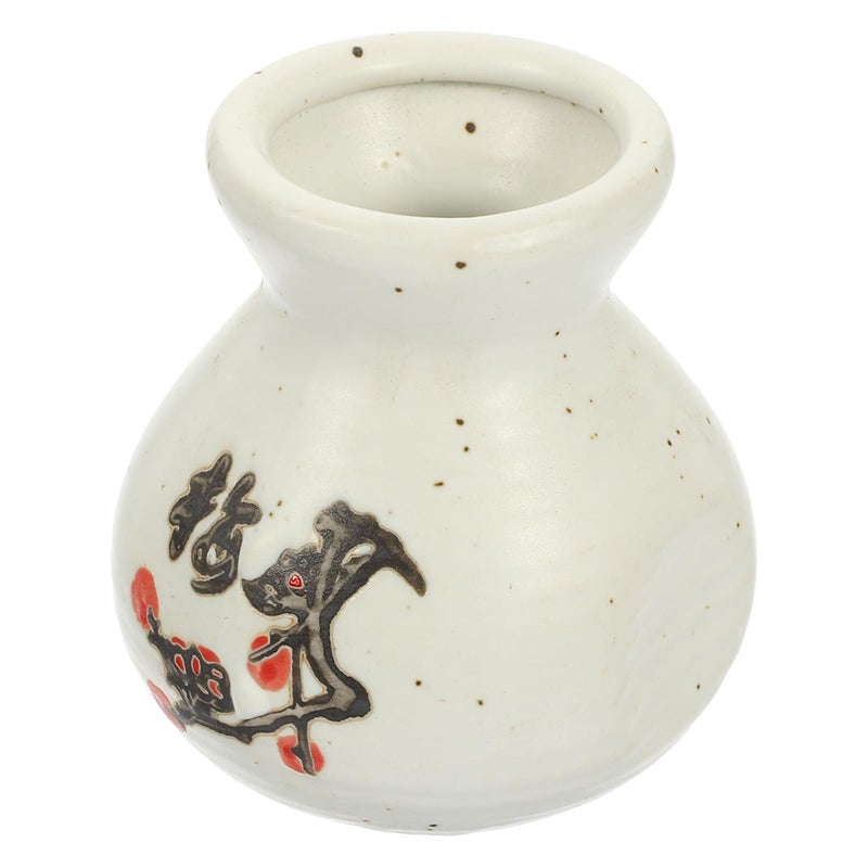 Ceramic Toothpick Holder with Plum Blossom Design for Kitchen and Dining Tabletop - Image 2