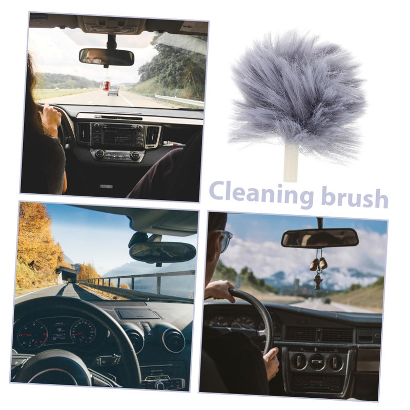 3 Piece Car Cleaning Brush Set Electrostatic Bristle For Air Vent Dust Lightweight - Image 4