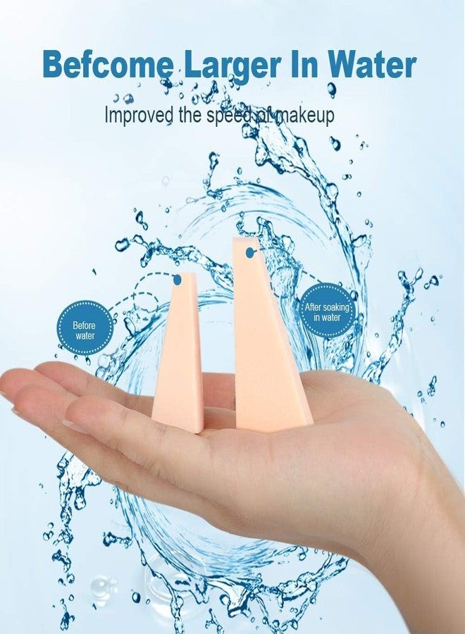 Ruby Face RUBYFACE Makeup Sponge Blender For Face Curve Blending, Latex Free, Small Wedge Shaped Smooth Apply Beauty Sponge Applicator For Liquid Cream Foundation 12 - Pcs) - Image 5