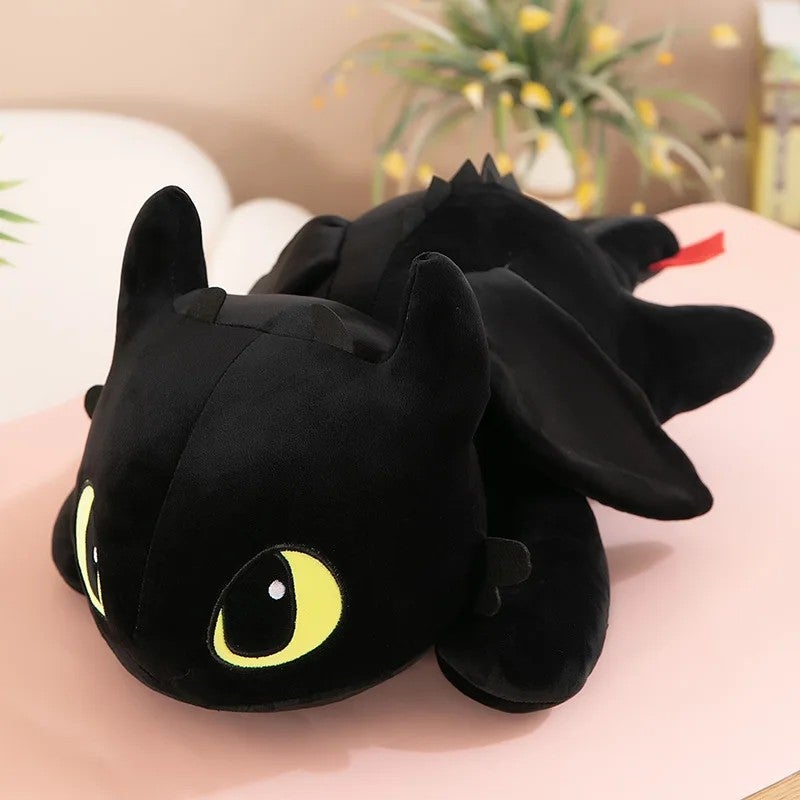 Y&D Cute Toothless Plush Toys Long Throw Pillows Dragon Tamer Figurines Children's and Girls' Stuffed Animal Toys - Image 1