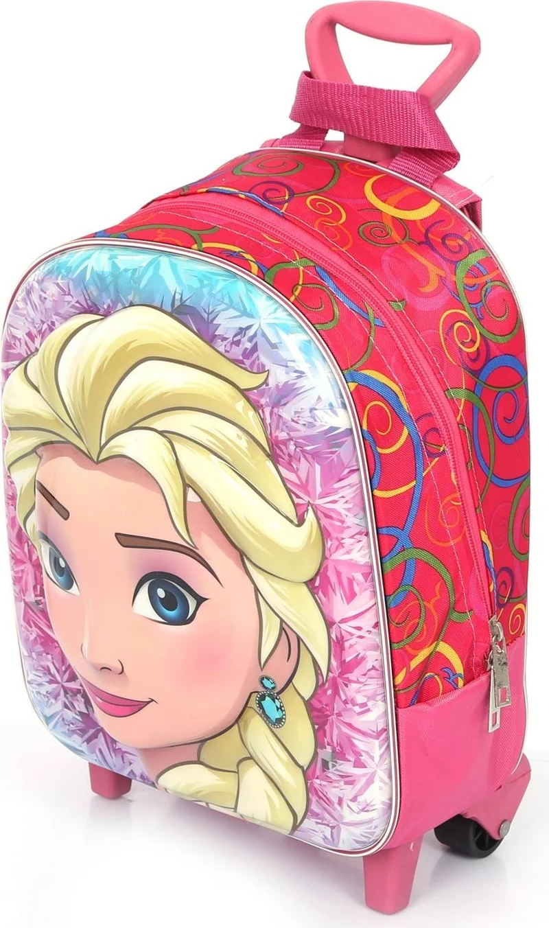 ماشو تريند Stroller Kindergarten Blue Pink Elsa Bag - Girls Bag - Elsa Bag - Frozen Nursery Bag - Kindergarten Bag