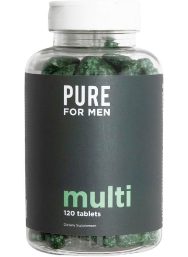 PURE FOR MEN Stay Ready Multivitamin | 'S Stay Ready Collection (120 Capsules) - Image 1